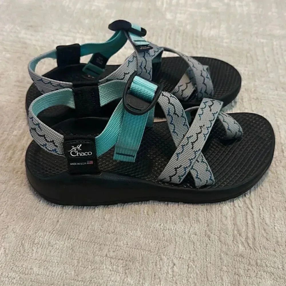 Chaco United By Blue Collab Z2 Classic Strappy Sandals Vibram Soles Women’s Sz 7 - Picture 2 of 10